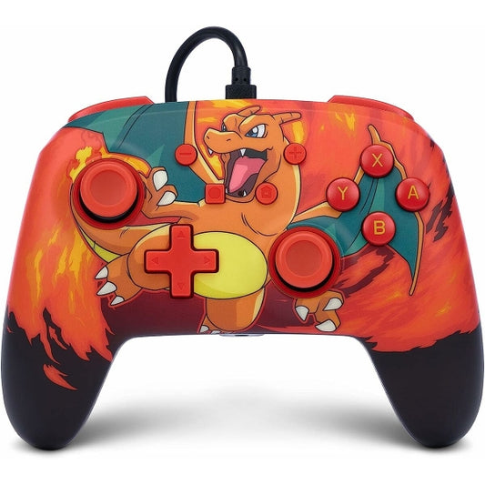 PowerA Verbeterde Bedrade Controller - Nintendo Switch - Pokémon Charizard Vortex